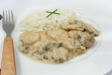 filet de pilet aux champignons 12102016