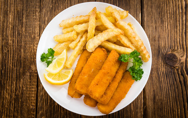 Fish Fingers (selective focus)