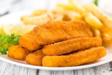 Fish Fingers (selective focus)