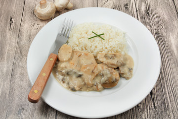 filet de pilet aux champignons 12102016