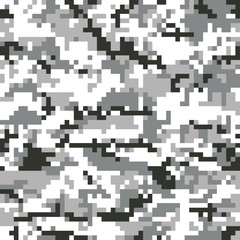 Fototapeta premium Digital Seamless Camouflage pattern vector