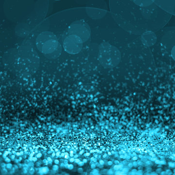 Abstract Light Blue Glitter Perspective To Blank Background,Stud