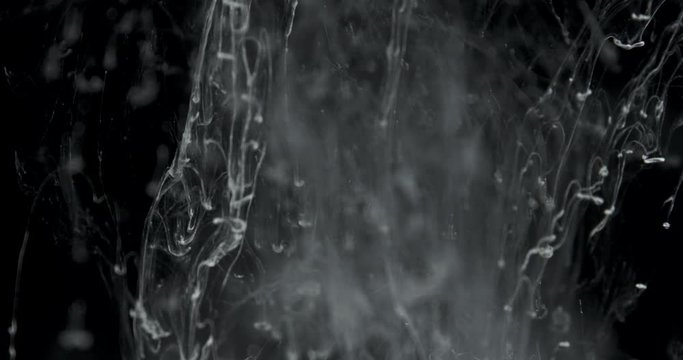 Creative Ink In Water. Cosmic interstellar concept with macro ink in water  effect looking something more astronomical. 