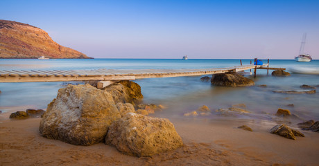 Rocks of the Provatas beach