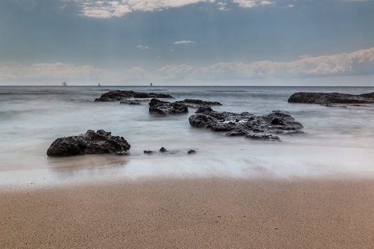 Plage &agrave; l'&icirc;le de la R&eacute;union
