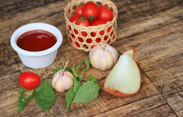 Obraz na płótnie Canvas tomato sauce