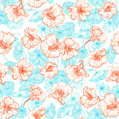 Seamless floral pattern.