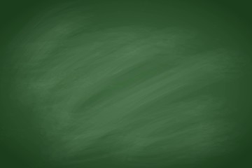 Horizontal green chalkboard background, vector illustration. © Ann Lou