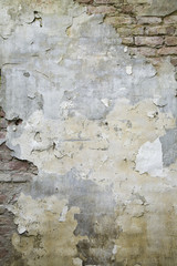 weathered stucco wall