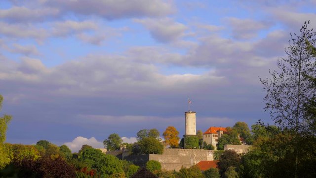 Mittelalterliche Sparren Burg in Bielefeld Teutoburger Wald