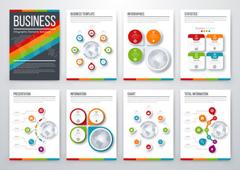 Modern infographic vector concept