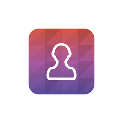 Medical sign shiny button.