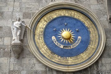 perpetual calendar of the cathedral of Messina
