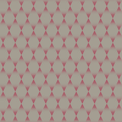 Grey pink rhombus with gradient geometric seamless pattern