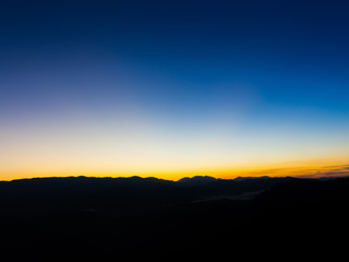 Colorful Sunrise over the mountain hills,Sunrise in mountains,Sunrise landscape