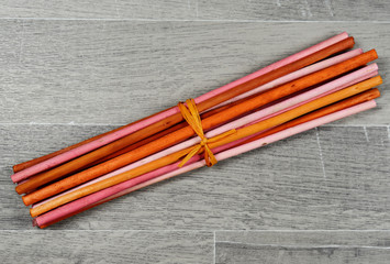scented colored wooden chopsticks