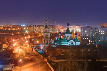 Воронеж, вид с крыши на Казанскую церковь на Суворова