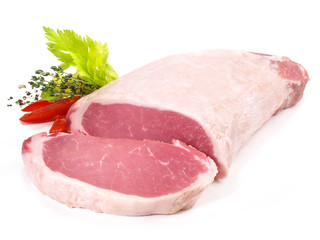 Schweinerücken mit Steak vom Iberico Schwein