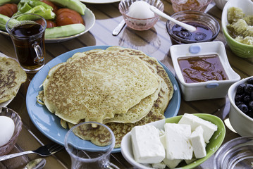 Fototapeta na wymiar Turkish breakfast