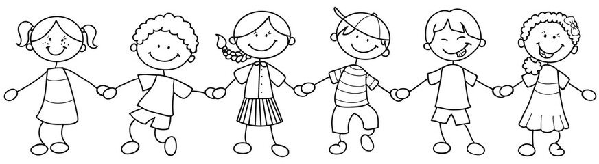 Kinder aus verschiedenen Ländern