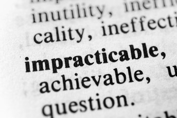 Impracticable