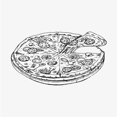 Pizza flat icon
