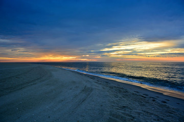 Beautiful Skies at Sunrise on the Beach