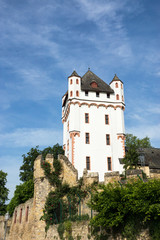 Fototapeta na wymiar Die Kurfürstliche Burg in Eltville am Rhein, Rheingau, Hessen