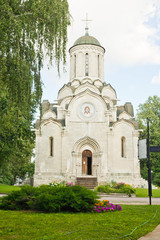 Fototapeta premium temple in the park of an ancient monastery