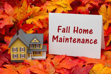 Home maintenance for the fall season