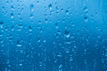 blue color water drop for background