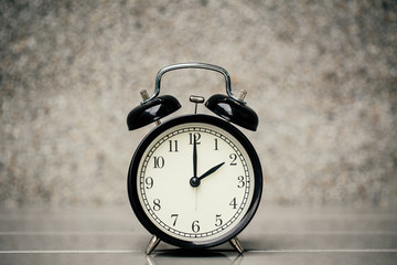 retro vintage clock at 2 o'clock