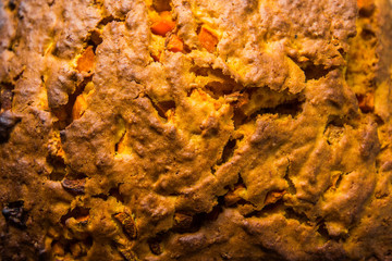fried crisp cake, golden crust