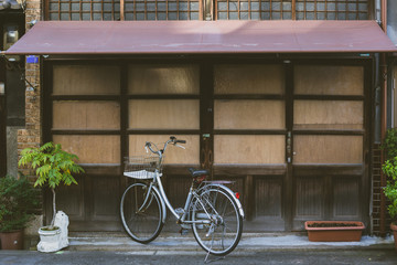 Fototapeta na wymiar bicycle in japan