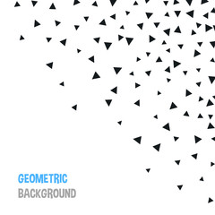 Abstract triangle vector geometric background
