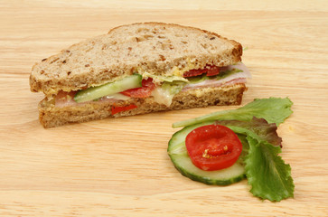 Ham salad sandwich