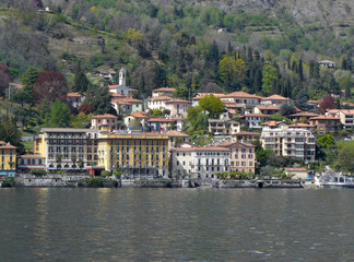 Fototapeta na wymiar Cadenabbia on the Lake Como