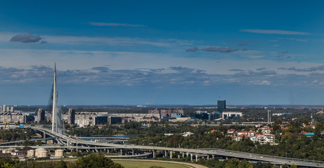 Panorama Belgrade Serbia