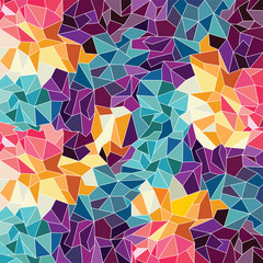 Abstract colorful triangle geometrical background