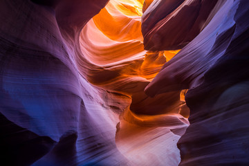 Antelope Canyon in Arizona, USA.