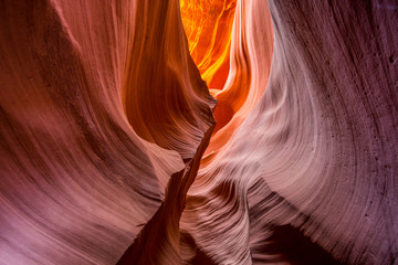 Antelope Canyon in Arizona, USA.