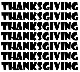 Abstract creative thanksgiving greeting scene 