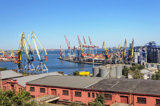 Commercial Sea Port in Odessa
