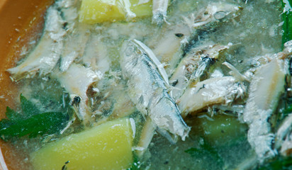 Obraz na płótnie Canvas Finnish fish soup