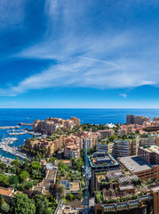 Panoramic view of Monte Carlo, Monaco