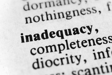 Obraz premium Inadequacy