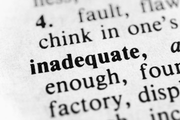 Obraz premium Inadequate
