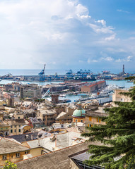Port of Genoa in Italy