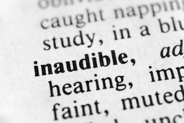 Inaudible