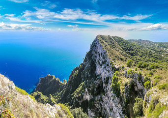 Capri island  in Italy